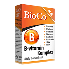 B-vitamin komplex tabletta 90 db Bioco